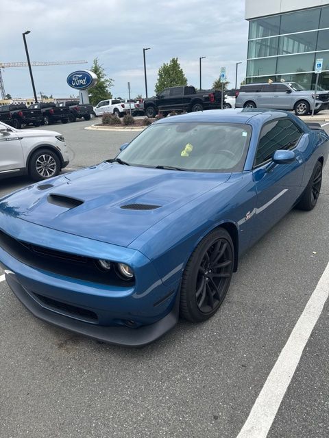 Blue (Frostbite) 2021 Dodge Challenger Coupe Rear-Wheel Drive 8-Speed Automatic