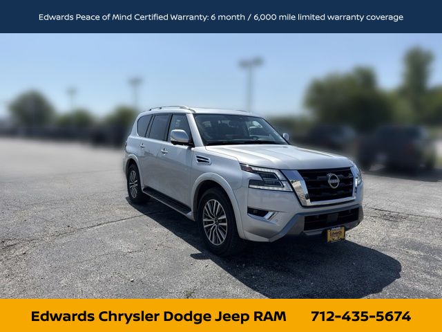 Brilliant Silver Metallic 2024 Nissan Armada SUV / Crossover Four-Wheel Drive 7-Speed Automatic