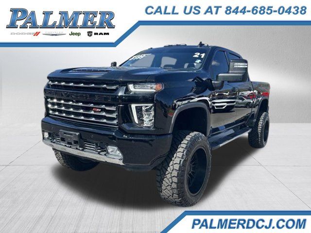 Black 2021 Chevrolet Silverado 2500HD Pickup Truck Four-Wheel Drive Automatic