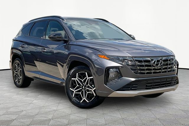 Titanium Gray 2024 Hyundai Tucson Hybrid SUV / Crossover All-Wheel Drive 6-Speed Automatic