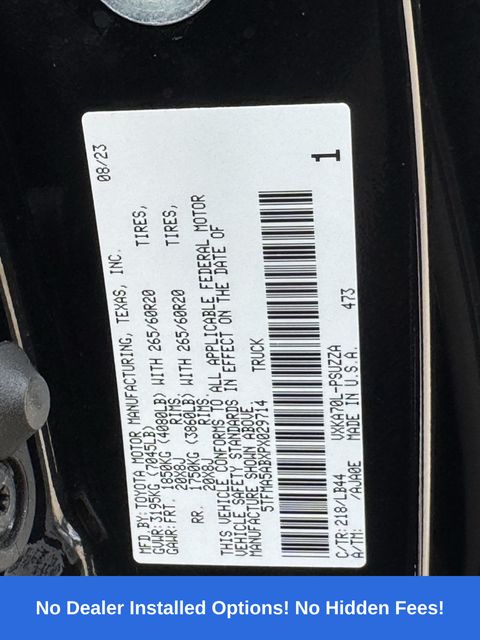 2023 Toyota Tundra 1794 Black at Toyota of Victoria