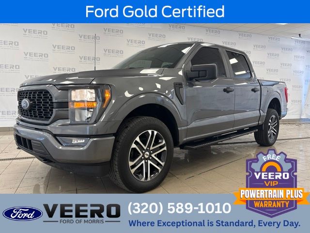 Gray Metallic 2023 Ford F-150 Pickup Truck Four-Wheel Drive Automatic