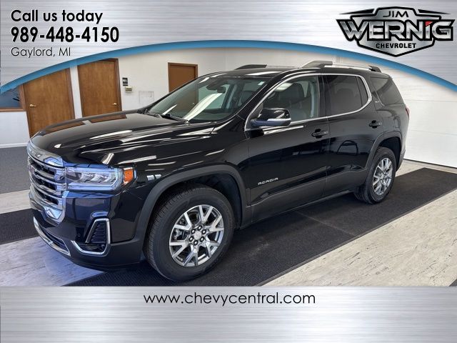Black (Ebony Twilight Metallic) 2022 GMC Acadia SLT AWD SUV / Crossover Four-Wheel Drive 9-Speed Automatic