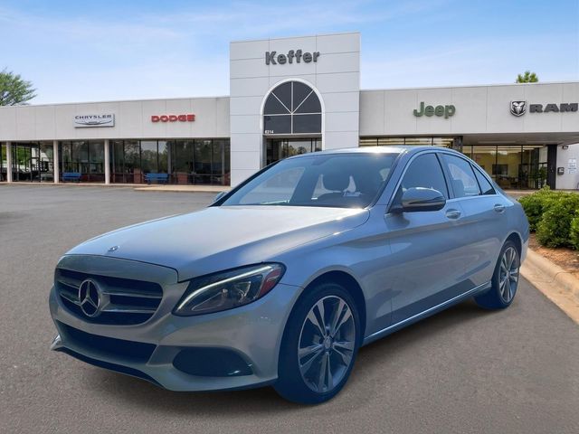 Iridium Silver Metallic 2016 Mercedes-Benz C-Class Sedan All-Wheel Drive 7-Speed Automatic