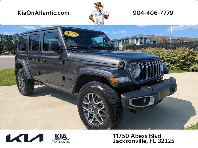 Crystal Metallic 2025 Jeep Wrangler SUV / Crossover Four-Wheel Drive 8-Speed Automatic