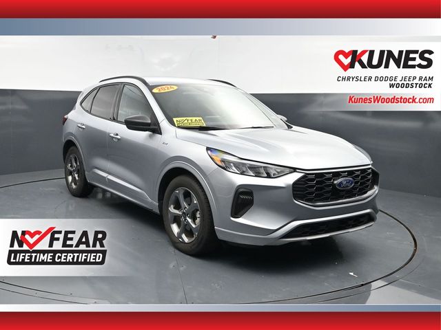 Silver Metallic 2024 Ford Escape SUV / Crossover Front-Wheel Drive 8-Speed Automatic