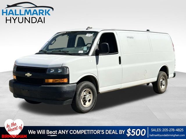 Summit White 2023 Chevrolet Express Cargo 2500 Extended RWD Van Rear-Wheel Drive 8-Speed Automatic Overdrive