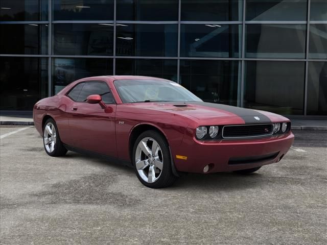 Inferno Red Crystal PC/Mineral Gray Met CC 2010 Dodge Challenger R/T RWD Coupe Rear-Wheel Drive 6-Speed Manual
