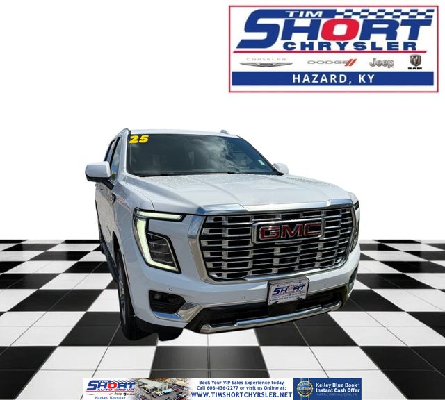 Summit White 2025 GMC Yukon Denali 4WD SUV / Crossover Four-Wheel Drive