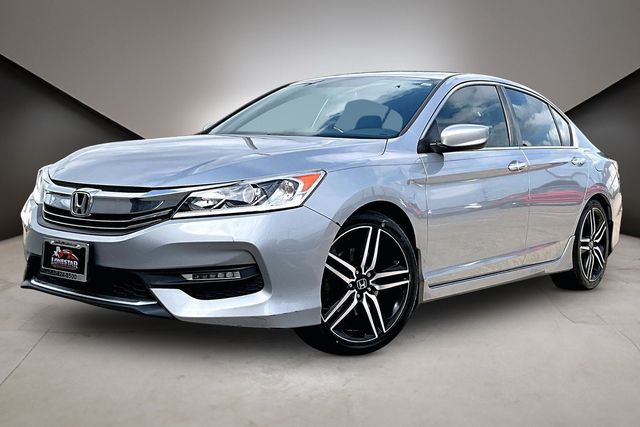 Gray 2017 Honda Accord Sport FWD Sedan Front-Wheel Drive Continuously Variable Transmission