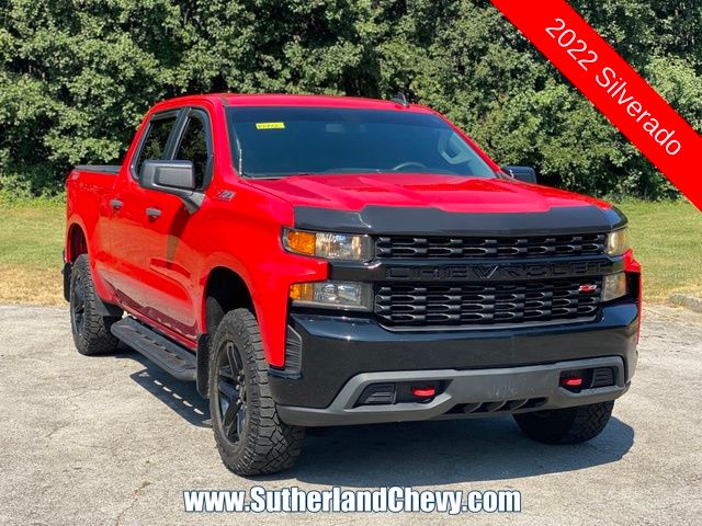Red Hot 2022 Chevrolet Silverado 1500 Pickup Truck Four-Wheel Drive 8-Speed Automatic