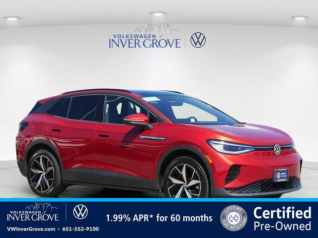 Aurora Red Metallic 2023 Volkswagen ID.4 Pro S AWD SUV / Crossover All-Wheel Drive Automatic