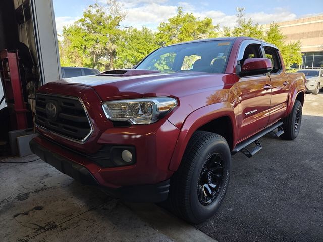 Red 2019 Toyota Tacoma SR5 V6 Double Cab RWD Pickup Truck 4X2 6-Speed Automatic