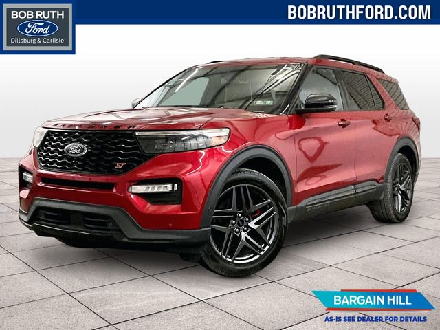 2020 Ford Explorer ST Red at Klick Lewis Buick Chevrolet