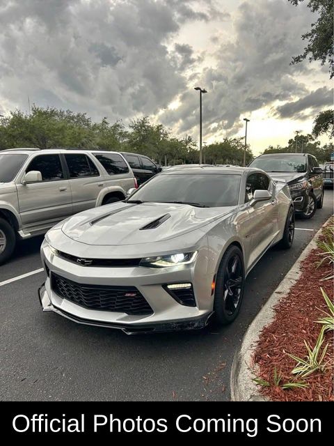 Silver Ice Metallic 2018 Chevrolet Camaro Coupe Rear-Wheel Drive 8-Speed Automatic