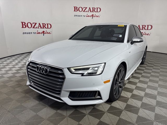 2018 Glacier White Metallic Audi S4 3.0T Premium Plus quattro Sedan