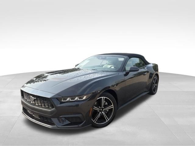 Gray Metallic 2024 Ford Mustang Convertible Rear-Wheel Drive Automatic