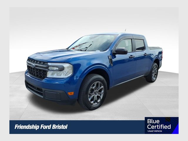 Blue Metallic 2024 Ford Maverick XLT SuperCrew AWD Pickup Truck All-Wheel Drive 8-Speed Automatic
