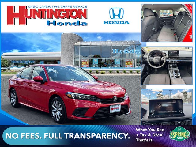 used 2022 Honda Civic car, priced at $20,507