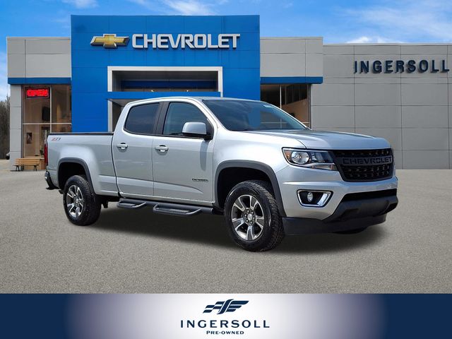 Silver Ice Metallic 2017 Chevrolet Colorado Pickup Truck Four-Wheel Drive 8-Speed Automatic