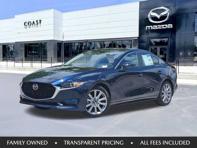 Crystal Blue 2026 Mazda MAZDA3 Sedan Front-Wheel Drive 6-Speed Automatic