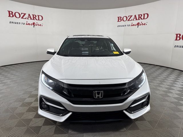 2020 White Honda Civic Hatchback EX FWD Hatchback