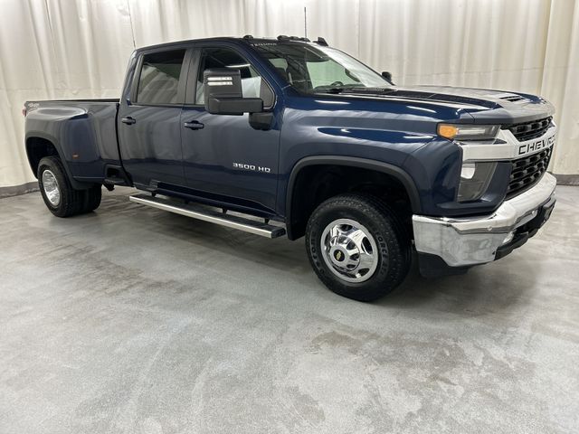 Northsky Blue Metallic 2021 Chevrolet Silverado 3500HD Pickup Truck Four-Wheel Drive Automatic
