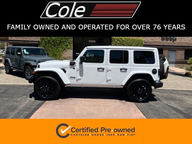 Bright White Clearcoat 2025 Jeep Wrangler 4xe SUV / Crossover Four-Wheel Drive 8-Speed Automatic