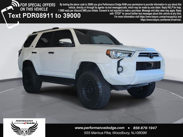 Super White 2020 Toyota 4Runner SUV / Crossover Four-Wheel Drive 5-Speed Automatic Overdrive