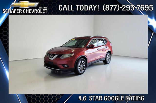 Cayenne Red 2015 Nissan Rogue SL AWD SUV / Crossover All-Wheel Drive Continuously Variable Transmission