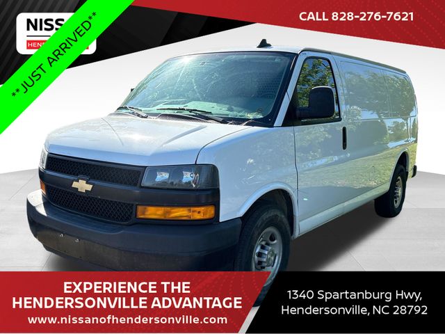 Summit White 2021 Chevrolet Express Cargo Van Rear-Wheel Drive 8-Speed Automatic Overdrive
