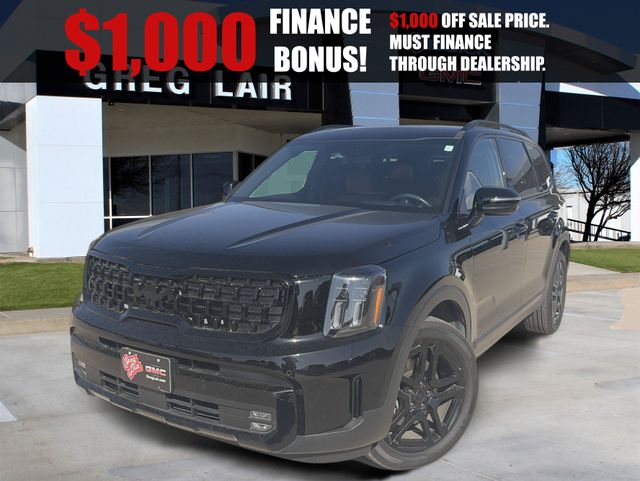 Ebony Black 2025 Kia Telluride SUV / Crossover All-Wheel Drive 8-Speed Automatic