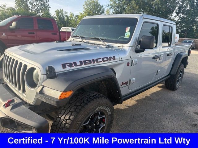 Silver 2023 Jeep Gladiator Pickup Truck Four-Wheel Drive 8-Speed Automatic