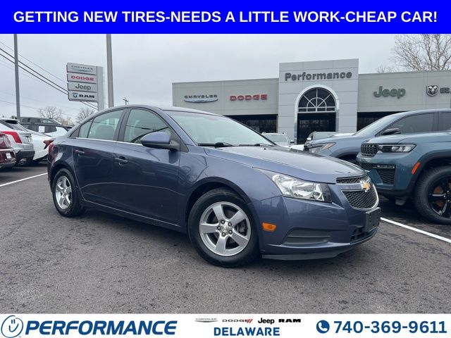Atlantis Blue Metallic 2014 Chevrolet Cruze 1LT Sedan FWD Sedan Front-Wheel Drive 6-Speed Automatic Overdrive
