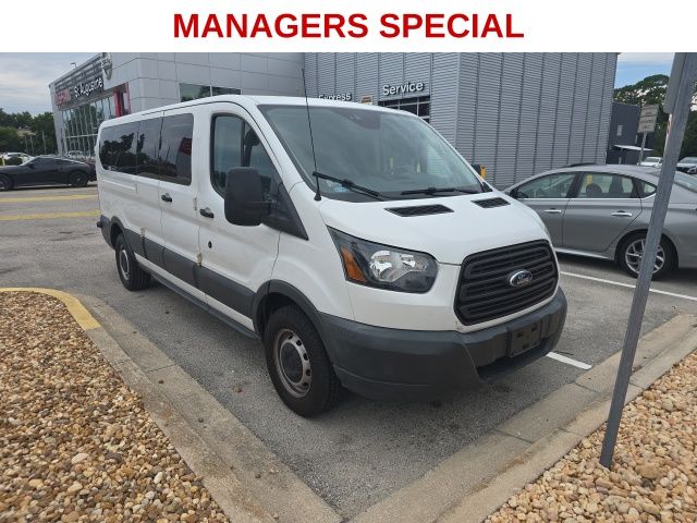 Oxford White 2017 Ford Transit Passenger Van Rear-Wheel Drive 6-Speed Automatic Overdrive