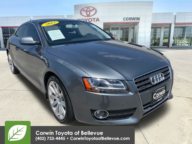 Gray 2012 Audi A5 Coupe All-Wheel Drive 8-Speed Automatic