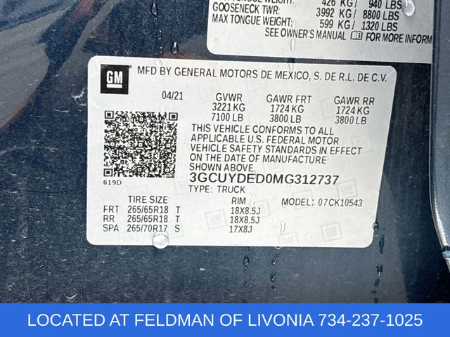 Used 2021 Chevrolet Silverado 1500 For Sale in Livonia, MI