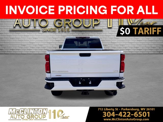 2025 Summit White Chevrolet Silverado 2500HD LTZ 4X4 Truck