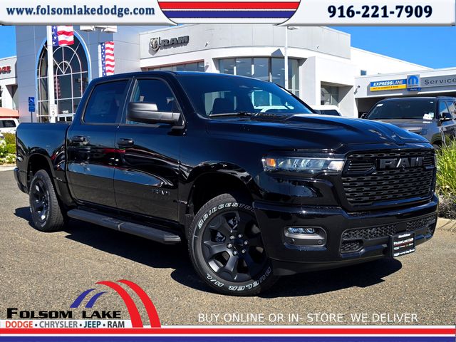 Diamond Black Crystal Pearlcoat 2026 RAM 1500 Express Crew Cab 4WD Pickup Truck Four-Wheel Drive 8-Speed Automatic