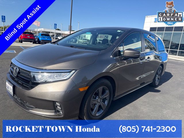 Gray (Modern Steel Metallic) 2021 Honda Odyssey Minivan Front-Wheel Drive Automatic