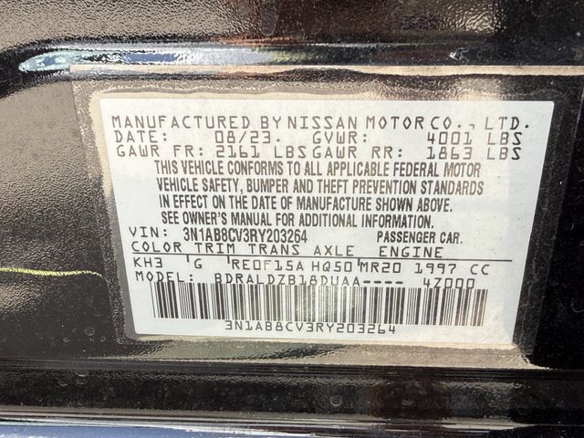 2024 Nissan Sentra SV Black at Legacy Ford