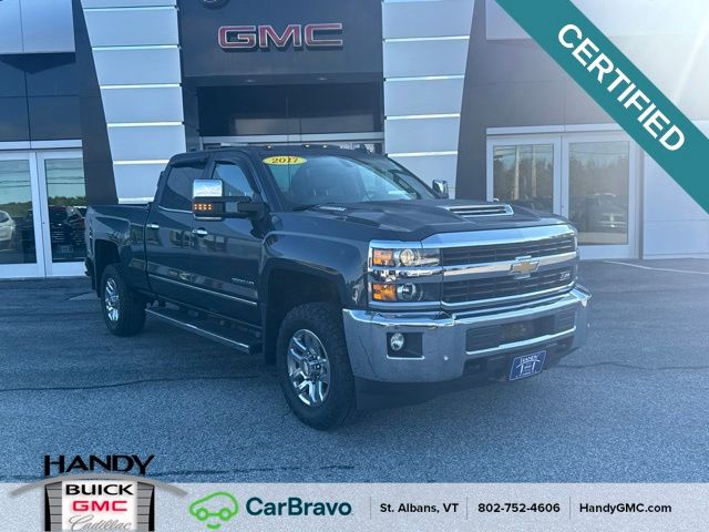 Gray (Graphite Metallic) 2017 Chevrolet Silverado 3500HD Pickup Truck Four-Wheel Drive 6-Speed Automatic