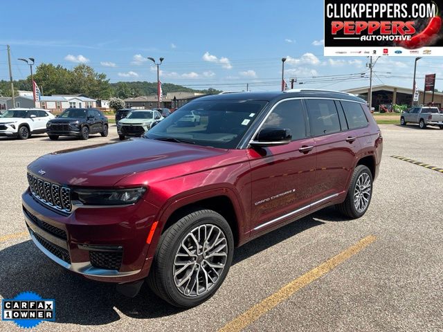 Velvet Red Pearlcoat 2022 Jeep Grand Cherokee L SUV / Crossover Four-Wheel Drive 8-Speed Automatic