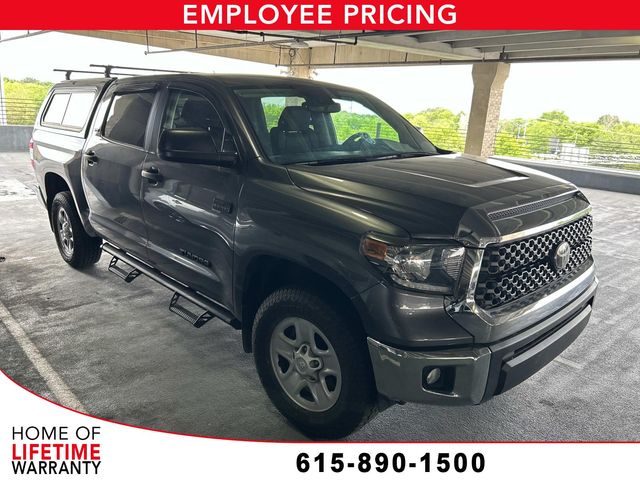 Magnetic Gray Metallic 2020 Toyota Tundra SR5 CrewMax 4WD Pickup Truck Four-Wheel Drive 6-Speed Automatic