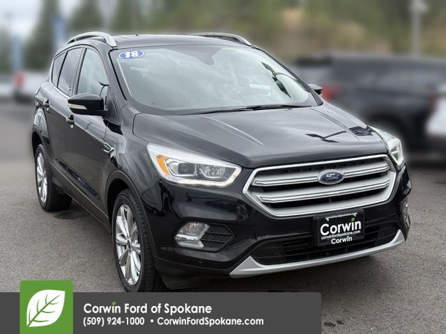 Shadow Black 2018 Ford Escape SUV / Crossover All-Wheel Drive 6-Speed Automatic