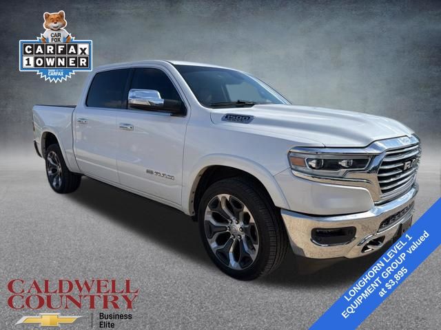 Ivory White Tri-Coat Pearlcoat 2019 RAM 1500 Pickup Truck 4X2 8-Speed Automatic