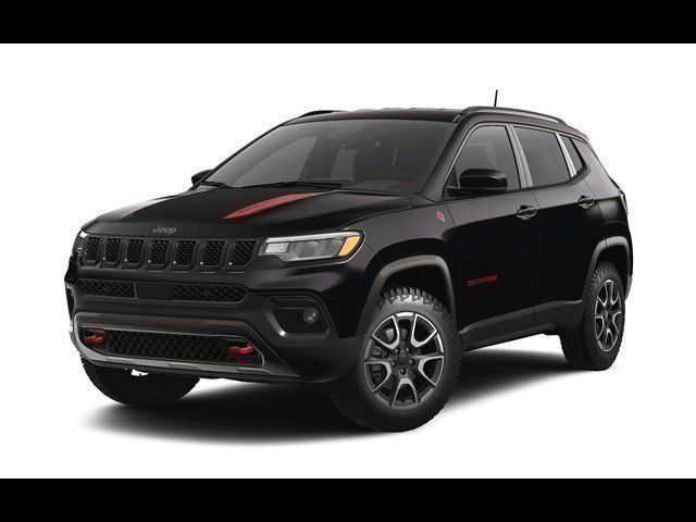 Diamond Black Crystal Pearlcoat 2026 Jeep Compass Trailhawk 4WD SUV / Crossover Four-Wheel Drive 8-Speed Automatic