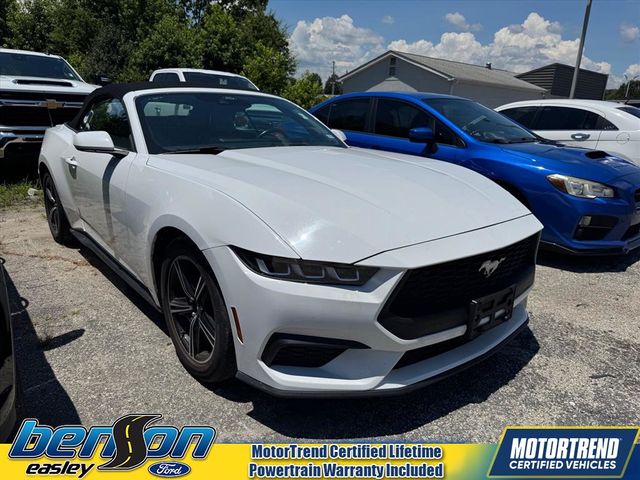 Oxford White 2024 Ford Mustang Convertible Rear-Wheel Drive Automatic