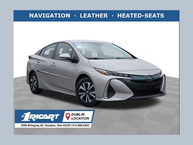 Classic Silver Metallic 2017 Toyota Prius Prime Premium Hatchback Front-Wheel Drive Continuously Variable Transmission