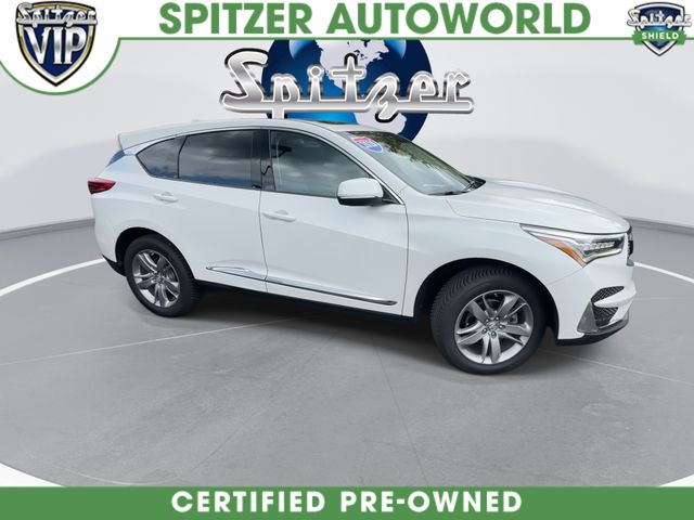 2020 Acura RDX Advance Package White at Klick Lewis Buick Chevrolet